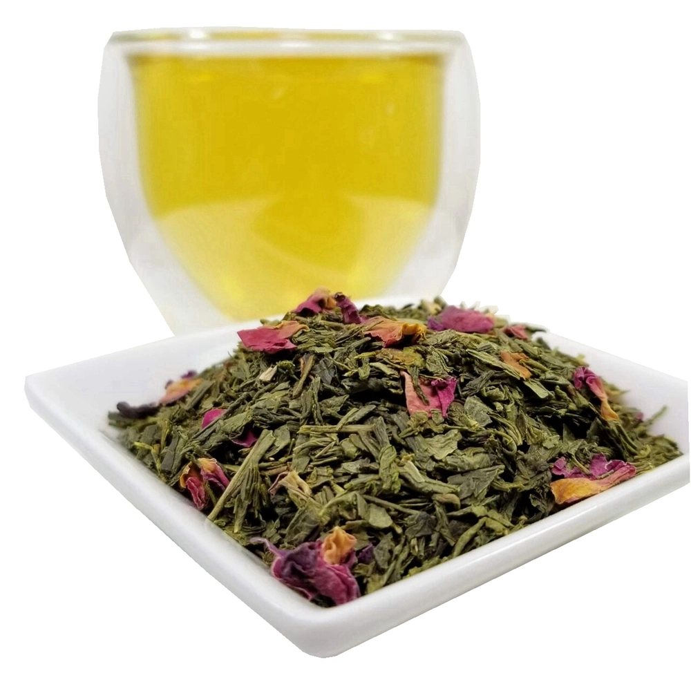 Rose Flower Chinese Organic Green Tea Detox Slimming