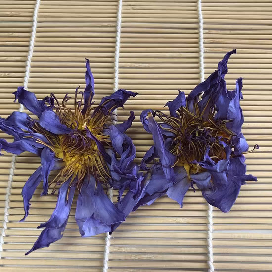 Травяной чай LAN Lian Hua Nymphaea Caerulea Чай из сушеных цветов голубого лотоса